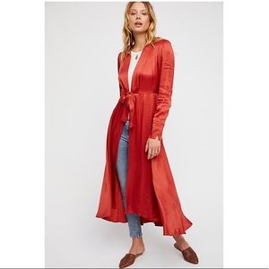 Free people silk duster